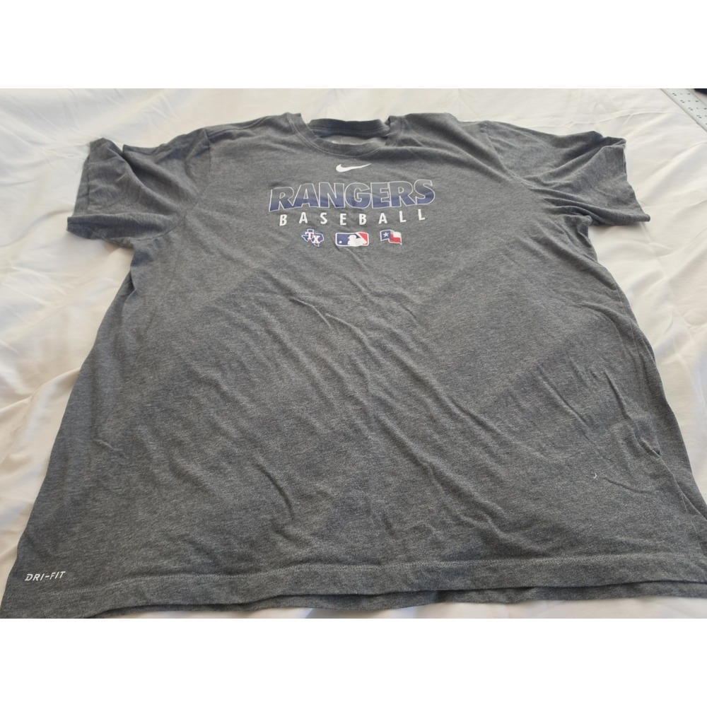 Nike Texas Rangers Baseball T-shirt Dry Fit 3XL Excellent Shape